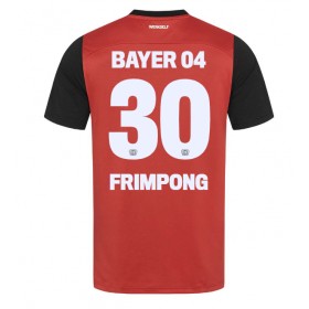 Bayer Leverkusen Jeremie Frimpong #30 Hemmakläder 2024-25 Kortärmad